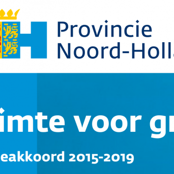 Provincie Noord-Holland coalitieakkoord 2015-2019